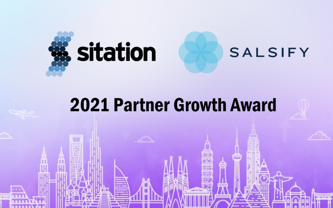 Sitation Wins Salsify Partner Growth Award, Named Gold Partner