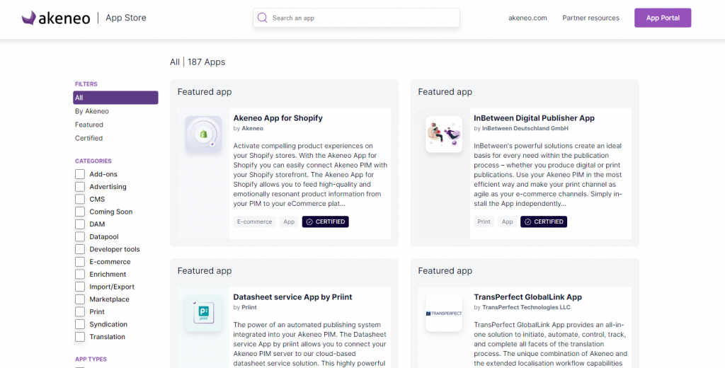 Akeneo App store