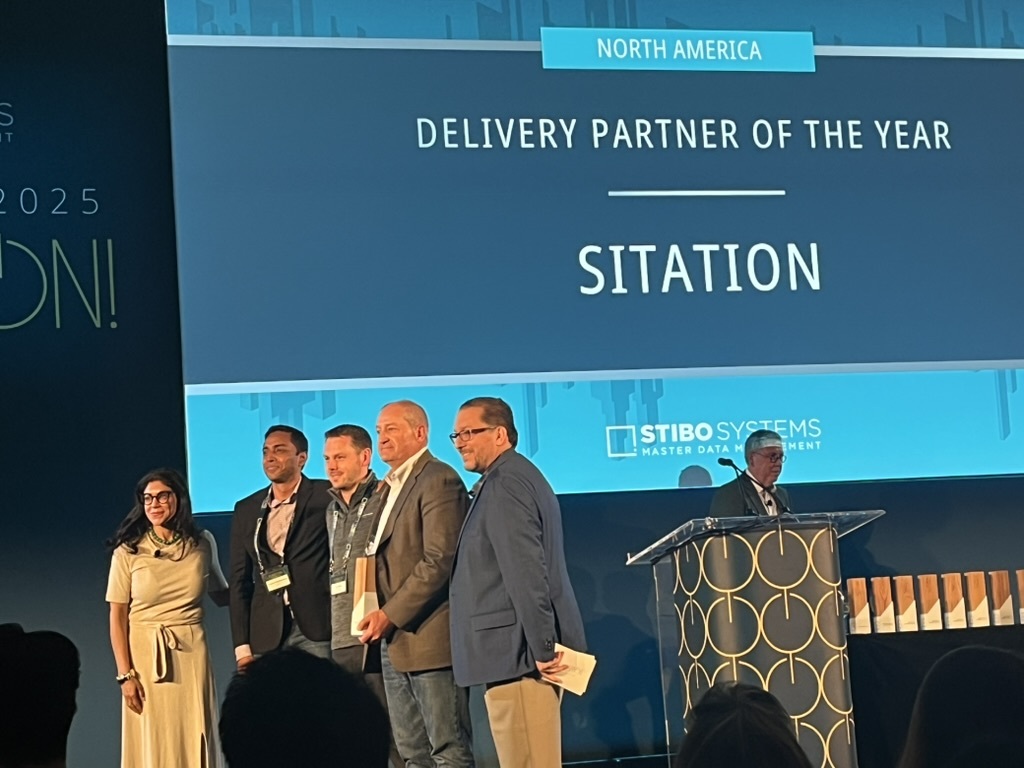 Sitation Named Stibo Systems North American Delivery Partner of the Year