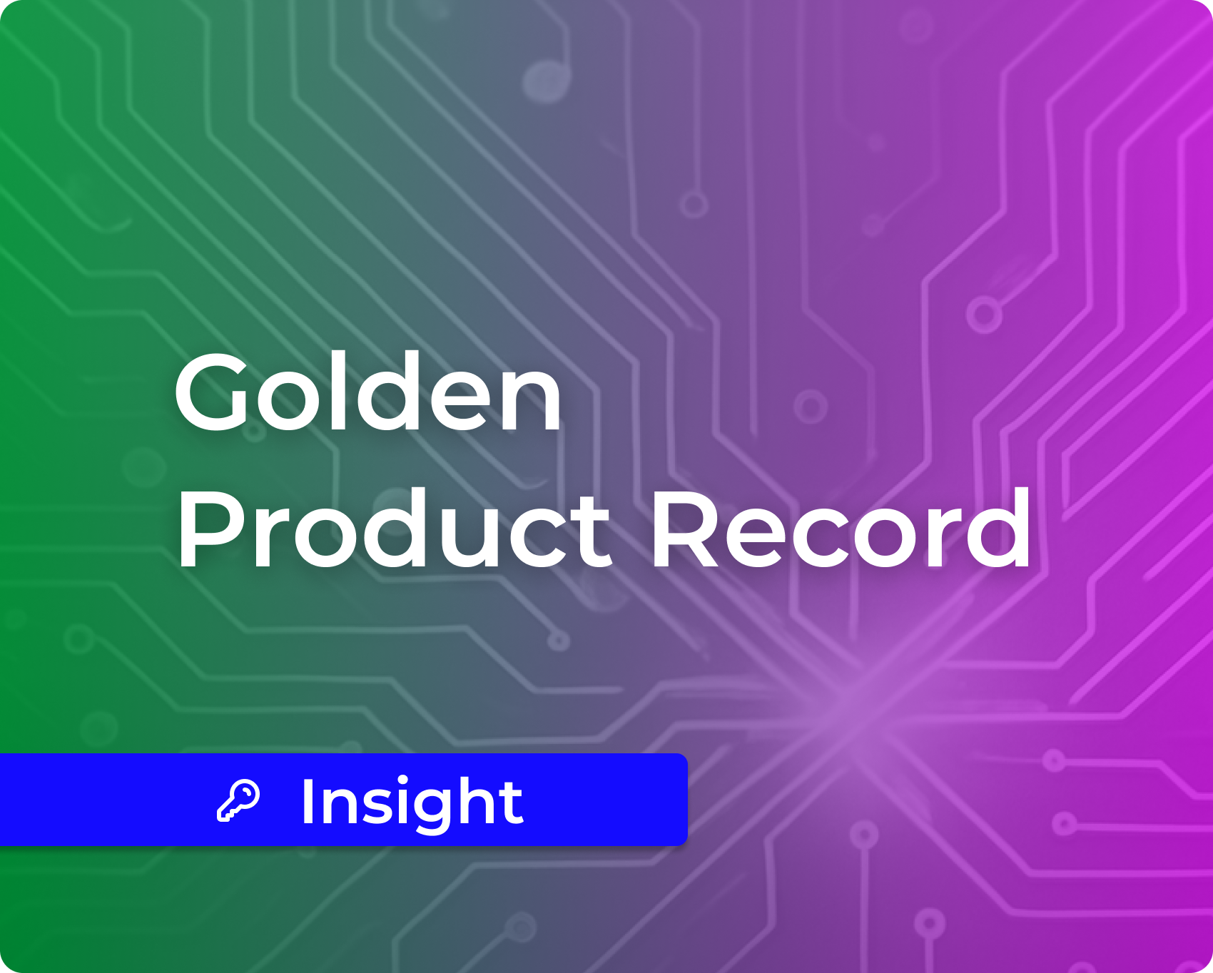 Defining a Golden Product Record in a Decentralized Tech Stack