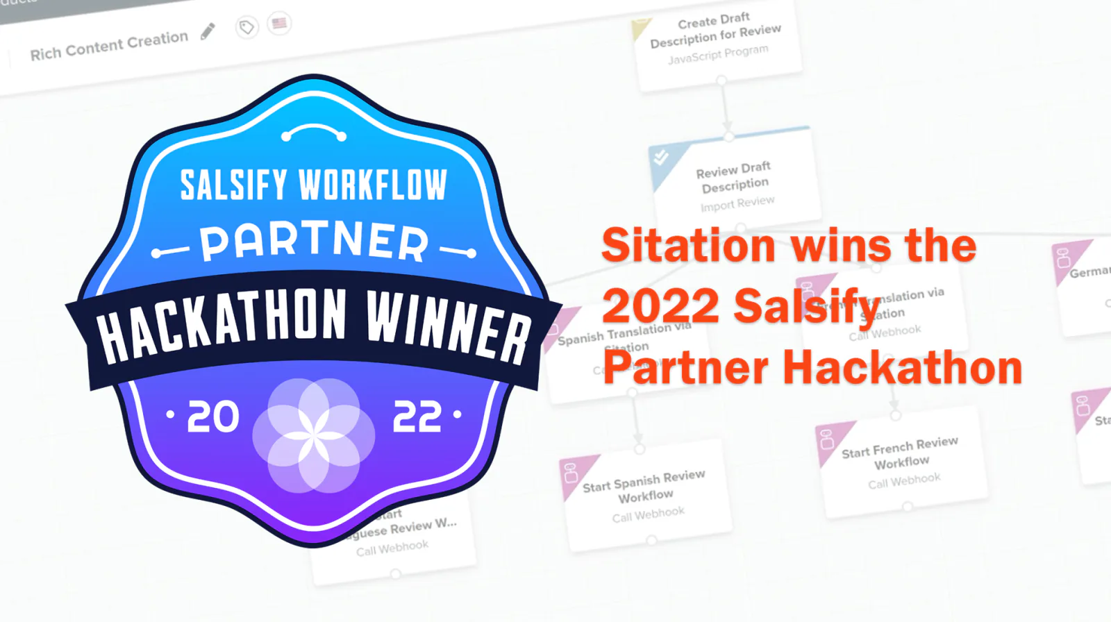 Sitation wins the 2022 Salsify Hackathon