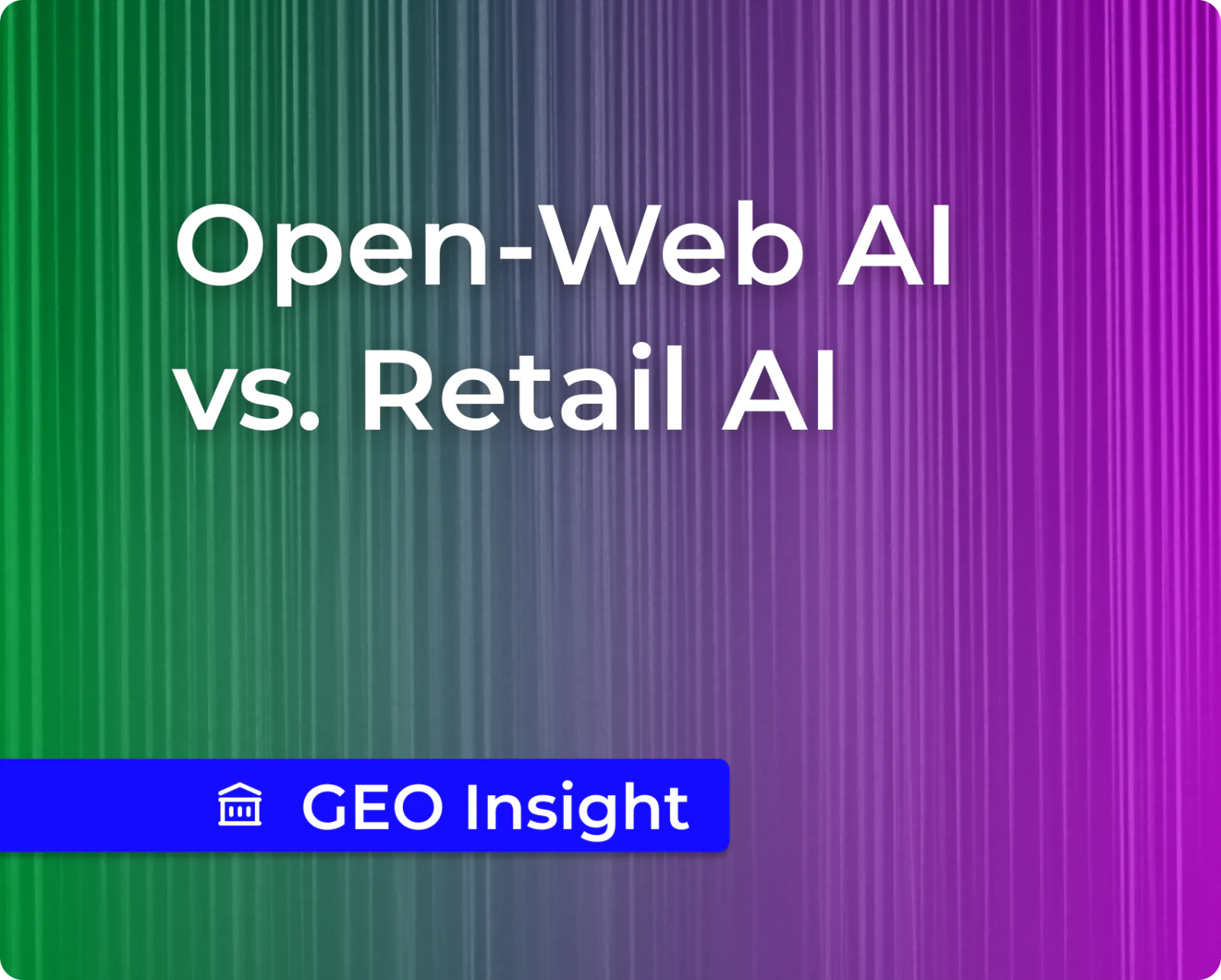 Two Shelves to Win: Open-Web AI vs. Retail AI
